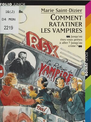 cover image of Comment ratatiner les vampires ?